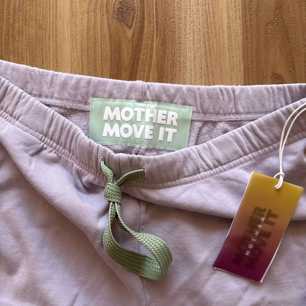 MOTHER The Bender Iris Ankle Jogger Sweatpants Move It 100% Cotton HighRise XL - Picture 3 of 8
